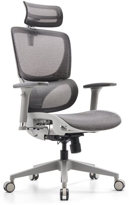 Kancelářská židle MOSH AirFlow 626 šedá