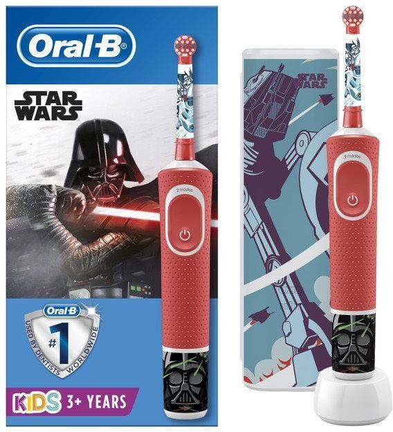 Elektrický zubní kartáček Oral-B Vitality Kids Star Wars + Cestovní Pouzdro