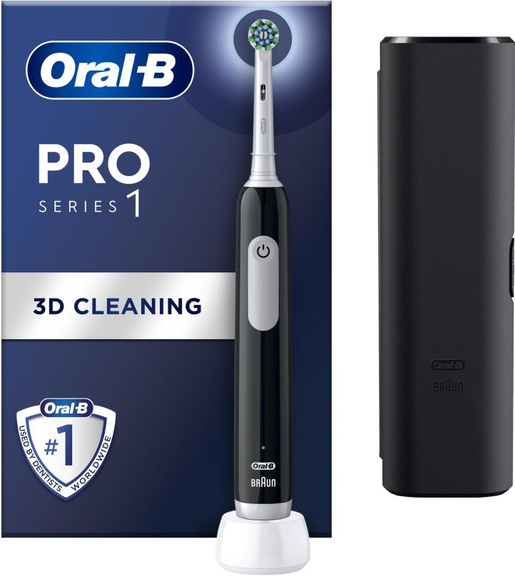Elektrický zubní kartáček Oral-B Pro Series 1 černý Design Od Brauna