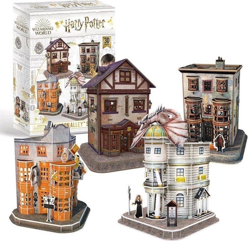 3D puzzle Cubicfun 3D puzzle Harry Potter: Příčná ulice 273 dílků
