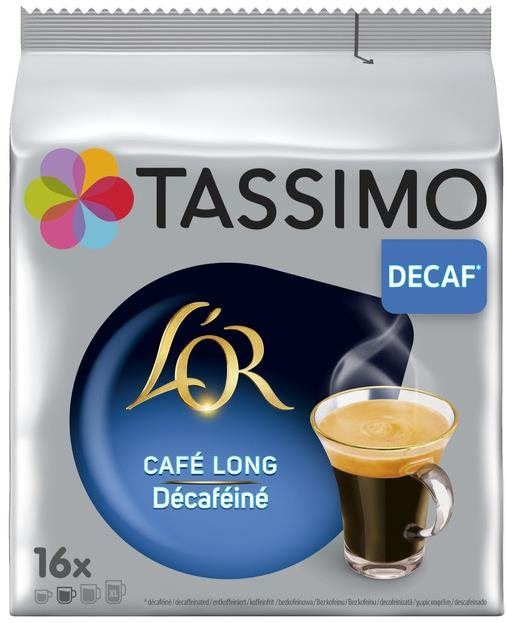 Kávové kapsle TASSIMO kapsle L'OR Lungo Decaf 16 nápojů
