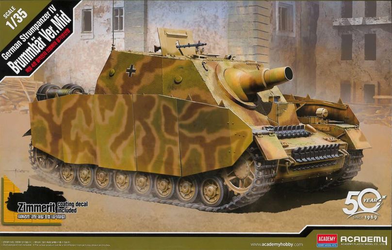 Model tanku Model Kit military 13525 - German Strumpanzer IV Brummbär Ver.Mid