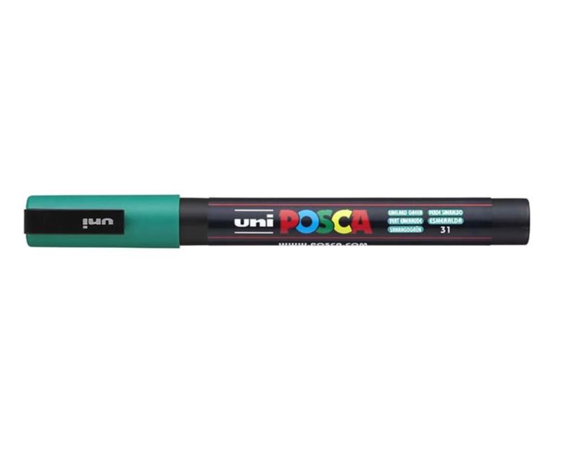 POSCA akrylový popisovač PC-3M, 0,9-1,3 mm Barva: Smaragdový