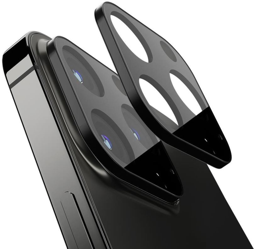 Ochranné sklo Spigen tR Optik Black 2 Pack iPhone 13 Pro/13 Pro Max