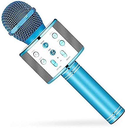 Dětský mikrofon Karaoke mikrofon Eljet Globe Blue