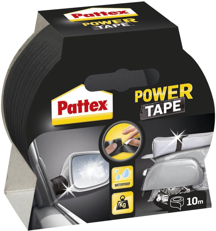 Lepicí páska PATTEX Power tape black 10 m