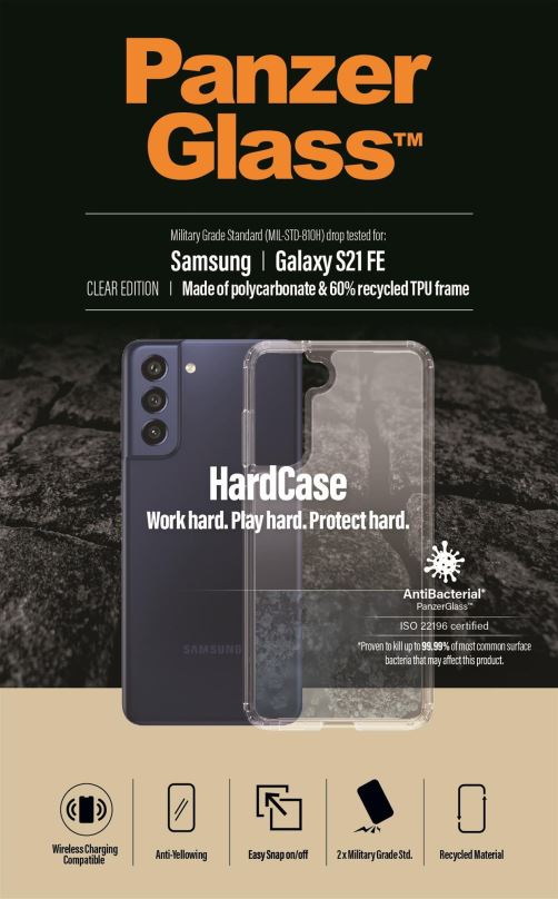 Kryt na mobil PanzerGlass HardCase Samsung Galaxy S21 FE