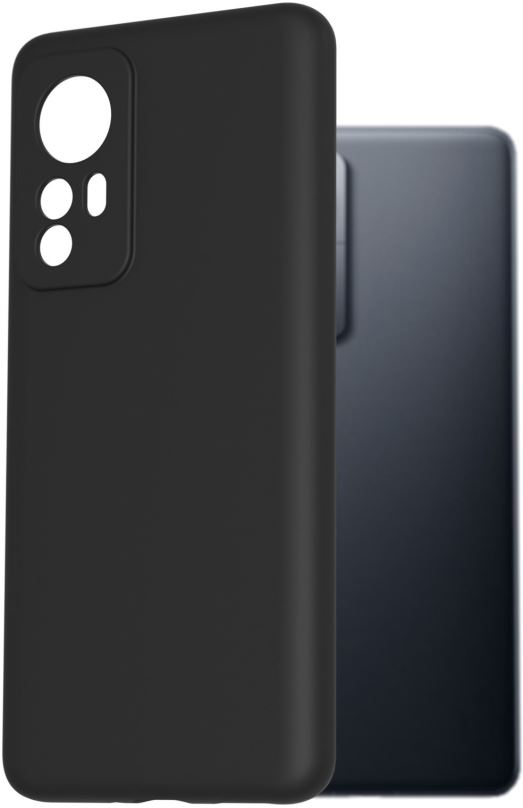 Kryt na mobil AlzaGuard Premium Liquid Silicone Case pro Xiaomi 12 / Xiaomi 12X černé