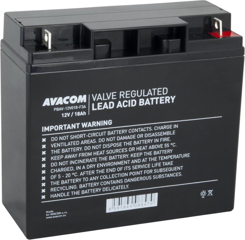 Baterie pro záložní zdroje AVACOM baterie 12V 18Ah F3