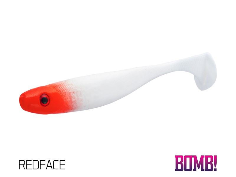 Delphin Gumová nástraha BOMB! Rippa 10cm Redface 5ks
