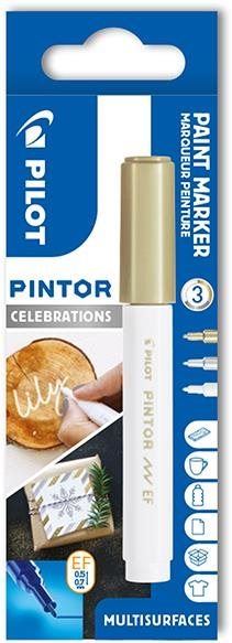 Popisovače PILOT Pintor Extra Fine Celebrations, sada 3 ks