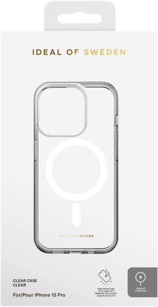 Kryt na mobil iDeal Of Sweden Ochranný kryt Clear Case s Magsafe pro iPhone 15 Pro Clear