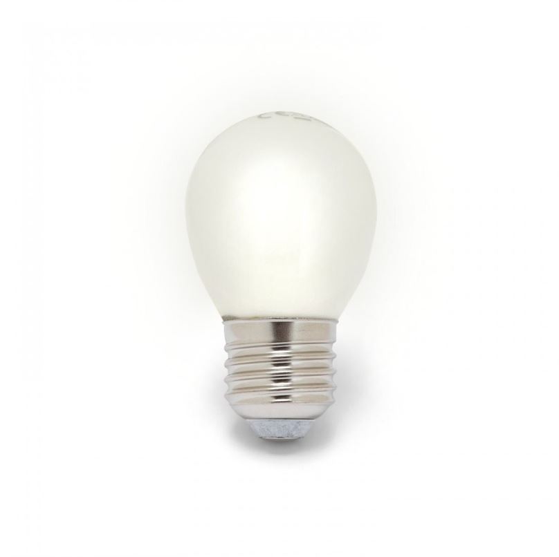 LED žárovka VELAMP OPAL FILAMENT žárovka 4W, E27, 4000K