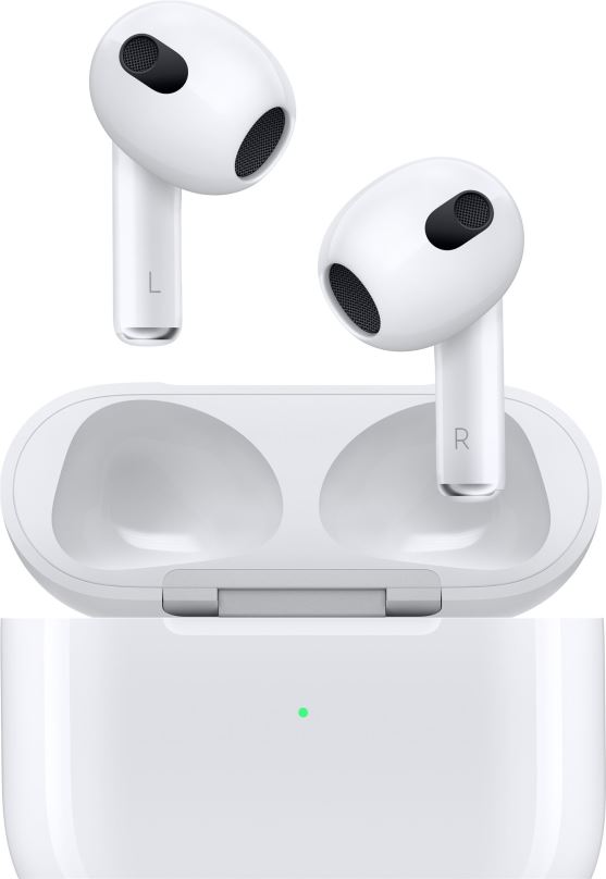 Bezdrátová sluchátka Apple AirPods (3. generace) s nabíjecím pouzdrem Lightning
