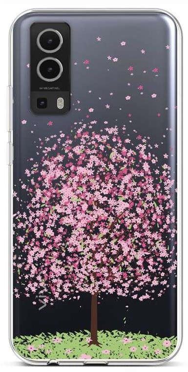 Kryt na mobil TopQ Vivo Y52 5G silikon Blossom Tree 64207