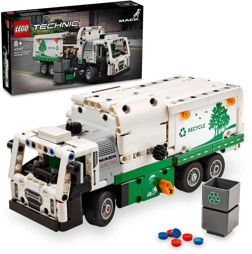 LEGO stavebnice LEGO® Technic 42167 Popelářský vůz Mack® LR Electric
