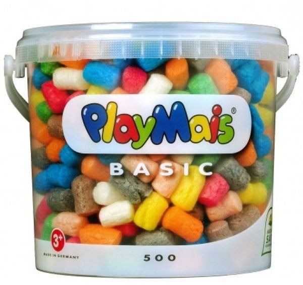 Vyrábění pro děti PlayMais Basic kbelík 500 ks