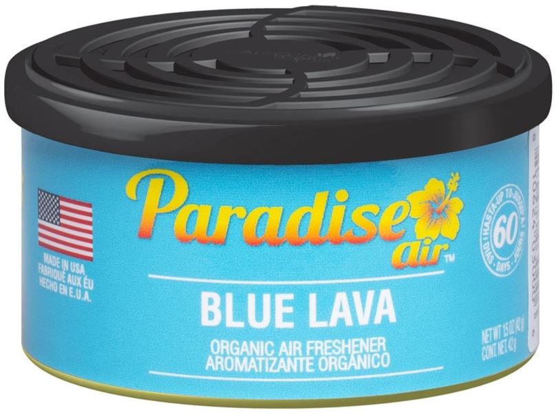 Vůně do auta Paradise Air Organic Air Freshener, vůně Blue Lava