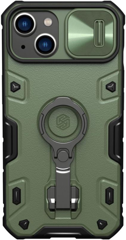 Kryt na mobil Nillkin CamShield Armor PRO Zadní Kryt pro Apple iPhone 13/14 Dark Green