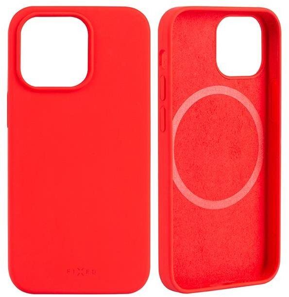 Kryt na mobil FIXED MagFlow s podporou MagSafe pro Apple iPhone 13 Pro červený