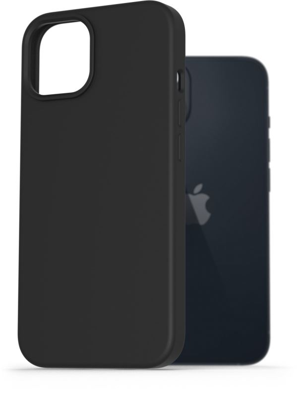 Kryt na mobil AlzaGuard Premium Liquid Silicone Case pro iPhone 14 černé