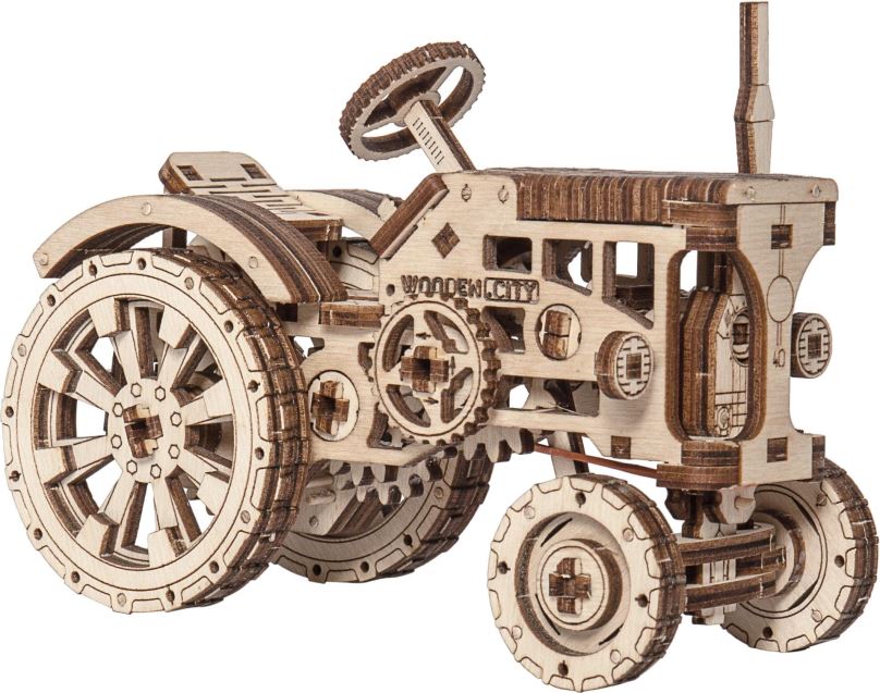 3D puzzle WOODEN CITY Traktor 164 dílů