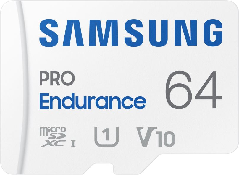 Paměťová karta Samsung MicroSDXC 64GB PRO Endurance + SD adaptér