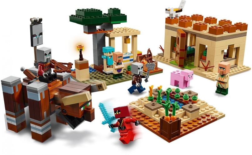 LEGO stavebnice LEGO Minecraft 21160 Útok Illagerů