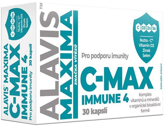 Vitamín Alavis Maxima C-MAX immune 4, 30 kapslí