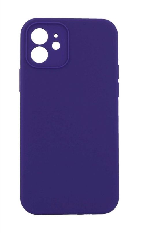 Kryt na mobil TopQ Kryt Essential iPhone 12 tmavě fialový 92758
