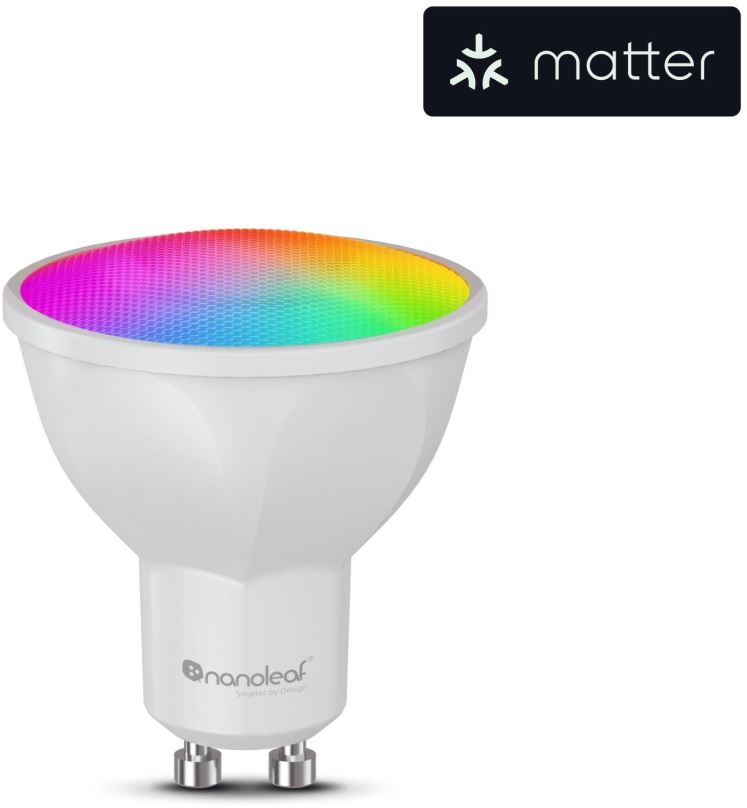 LED žárovka Nanoleaf Essentials Smart Matter GU10 Bulb