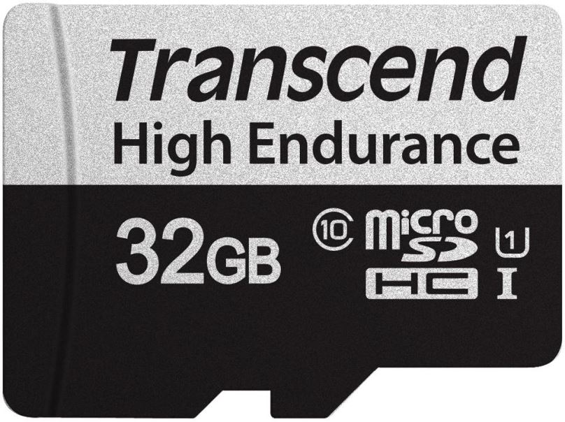 Paměťová karta Transcend microSDHC 32GB 350V + SD adaptér