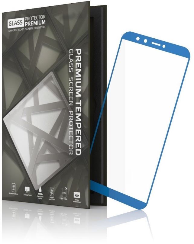 Ochranné sklo Tempered Glass Protector Rámečkové pro Huawei Mate 10 Pro Modré