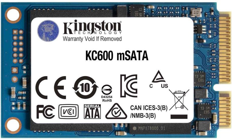 SSD disk Kingston KC600 512GB mSATA