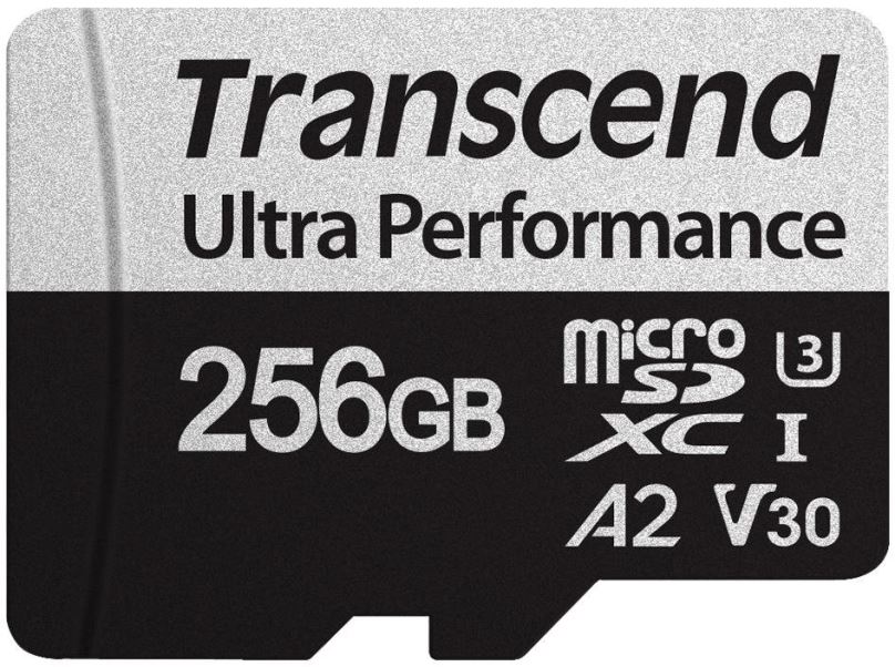 Paměťová karta Transcend microSDXC 256GB 340S + SD adaptér