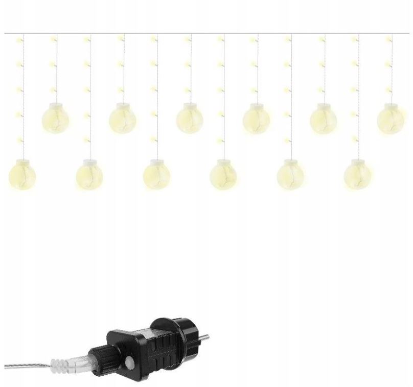 Vánoční osvětlení ISO 11346 koule 108 LED, 3,6W teplá bílá