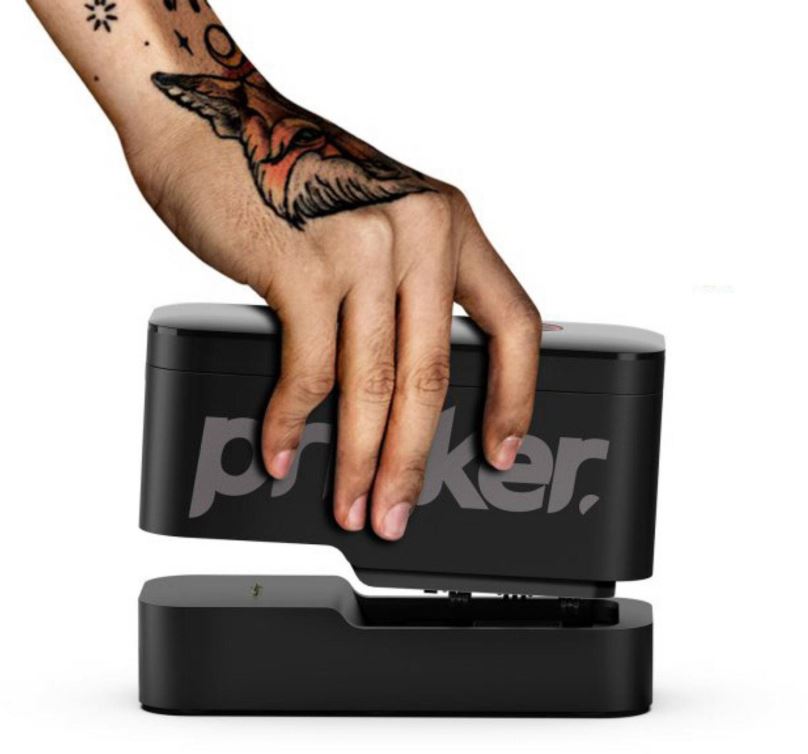 Inkoustová tiskárna Prinker S Color Set pro dočasné tetování