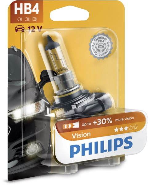 Autožárovka PHILIPS HB4 Vision 1 ks