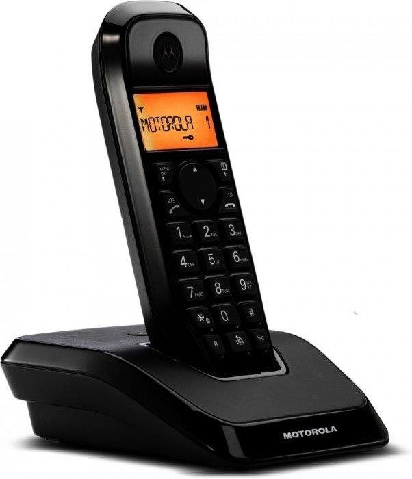 Telefon pro pevnou linku Motorola S1201 Black - Callblocking - Hands Free - Backlight Screen