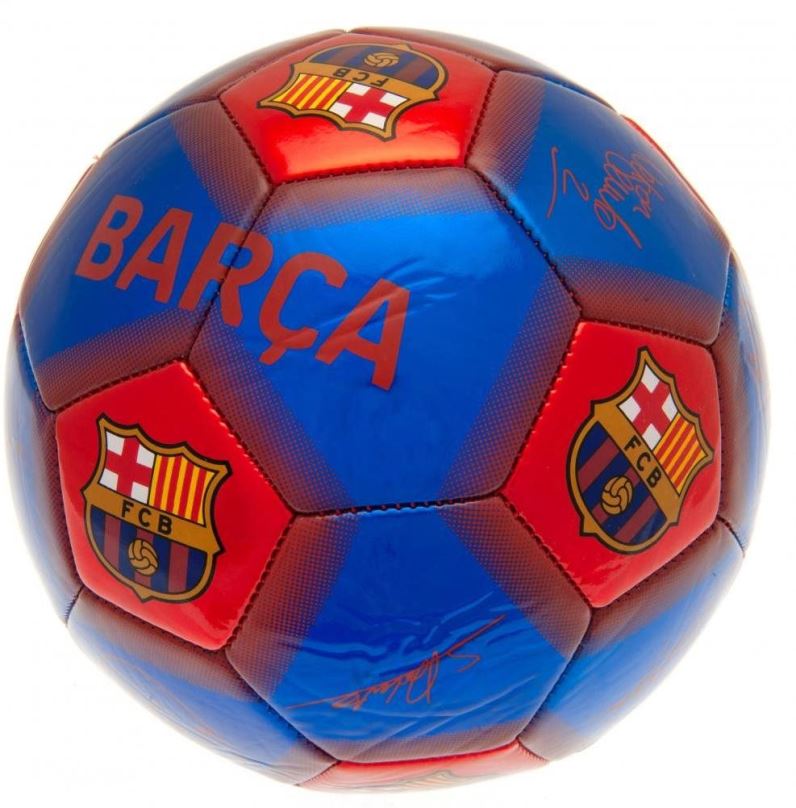 Fotbalový míč Fan-shop Barcelona FC s podpisy