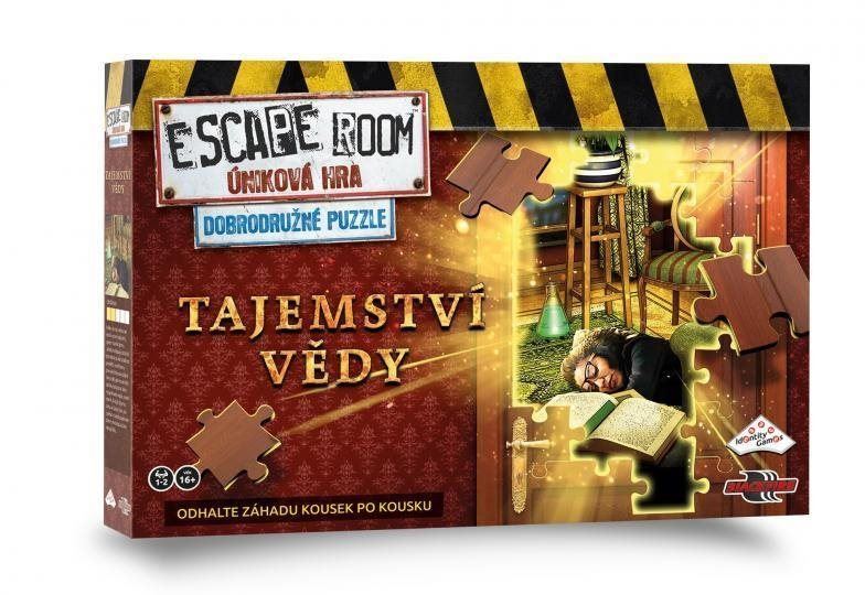 Párty hra ESCAPE ROOM: Dobrodružné puzzle - Tajemství vědy