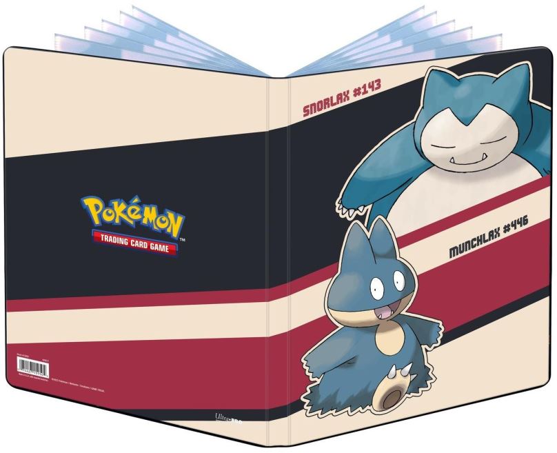 Sběratelské album Pokémon UP: GS Snorlax Munchlax - A4 album na 180 karet