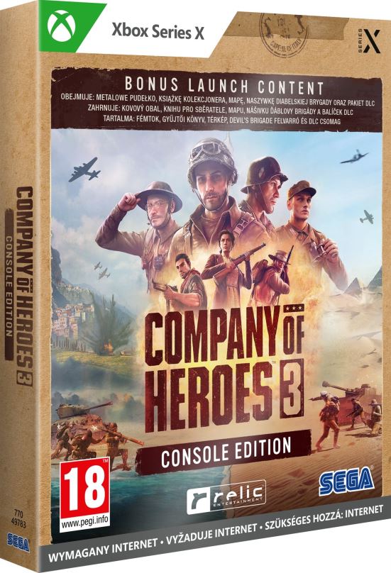 Hra na konzoli Company of Heroes 3 Launch Edition Metal Case - Xbox