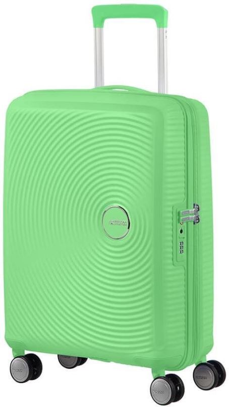 Cestovní kufr American Tourister Soundbox Spinner 55 EXP TSA Jade green