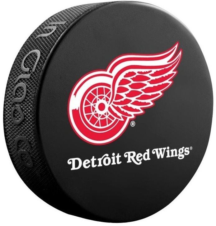 Puk InGlasCo NHL Logo Blister, 1 ks, Detroit Red Wings