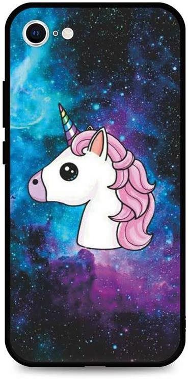 Kryt na mobil TopQ Kryt LUXURY iPhone SE 2022 pevný Space Unicorn 74087