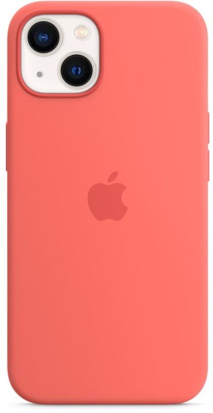 Kryt na mobil Apple iPhone 13 Silikonový kryt s MagSafe pomelově růžový