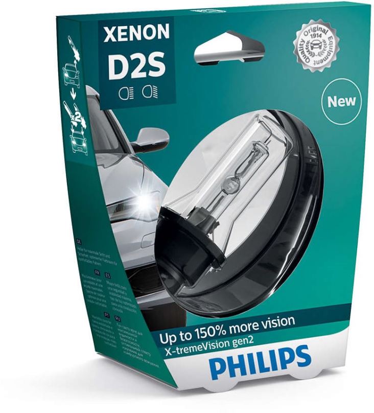 Xenonová výbojka PHILIPS Xenon X-tremeVision D2S 1 ks