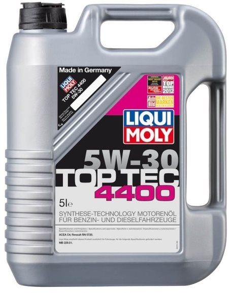 Motorový olej Liqui Moly Motorový olej Top Tec 4400 5W-30, 5 l