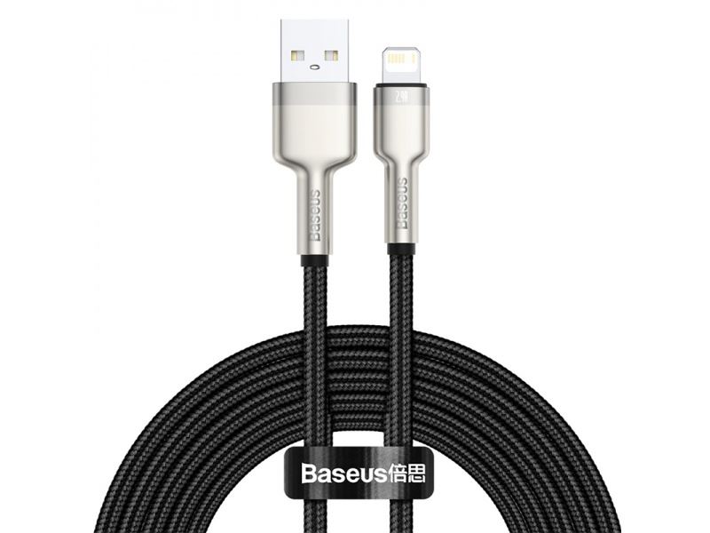 Baseus Cafule Series nabíjecí / datový kabel Lightning 2,4A 2m černá